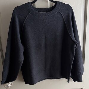 Vince Camuto Black Crew Neck Sweater